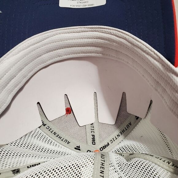 Washington Capitals NHL Fanatics Snapback Hat OSFA NWT Authentic Pro Red/White - Picture 9 of 9